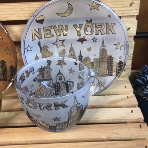 Cappuccino Set.  New York Manhattan Design. Great Condition. - Picture 3 of 4